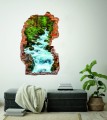 FOTOTAPETA 3D SAMOPRZYLEPNA naklejka ścienna LEŚNA RZEKA