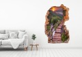 FOTOTAPETA 3D SAMOPRZYLEPNA naklejka ścienna MOST I MAGICZNY ZACHÓD SŁOŃCA