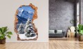 FOTOTAPETA 3D SAMOPRZYLEPNA naklejka ścienna ZIMOWY KRAJOBRAZ