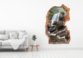 FOTOTAPETA 3D SAMOPRZYLEPNA naklejka ścienna STROMY WODOSPAD