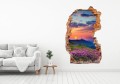 FOTOTAPETA 3D SAMOPRZYLEPNA naklejka ścienna GÓRY I MAGICZNY ZACHÓD SŁOŃCA