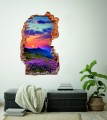 FOTOTAPETA 3D SAMOPRZYLEPNA naklejka ścienna GÓRY I MAGICZNY ZACHÓD SŁOŃCA