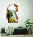 FOTOTAPETA 3D SAMOPRZYLEPNA naklejka ścienna ZALEW PRZY MIASTECZKU
