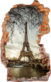 FOTOTAPETA 3D SAMOPRZYLEPNA naklejka ścienna PARYŻ