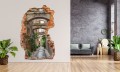 FOTOTAPETA 3D SAMOPRZYLEPNA naklejka ścienna ZIELONA ULICZKA