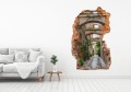 FOTOTAPETA 3D SAMOPRZYLEPNA naklejka ścienna ZIELONA ULICZKA