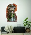 FOTOTAPETA 3D SAMOPRZYLEPNA naklejka ścienna ZIELONA ULICZKA
