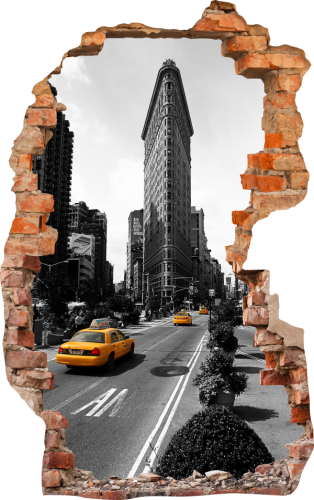 FOTOTAPETA 3D SAMOPRZYLEPNA naklejka ścienna BUDYNKI W STANACH
