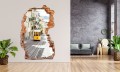 FOTOTAPETA 3D SAMOPRZYLEPNA naklejka ścienna WAGON