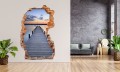 FOTOTAPETA 3D SAMOPRZYLEPNA naklejka ścienna  ZACHÓD SŁOŃCA I POMOST