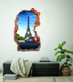FOTOTAPETA 3D SAMOPRZYLEPNA naklejka ścienna WIDOK WIEŻĘ EIFFLA