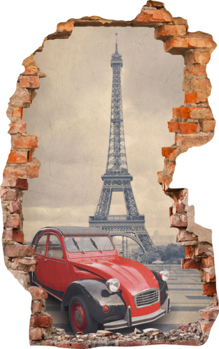 FOTOTAPETA 3D SAMOPRZYLEPNA naklejka ścienna PARIS