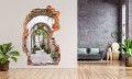 FOTOTAPETA 3D SAMOPRZYLEPNA naklejka ścienna ZIELONY TUNEL