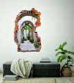 FOTOTAPETA 3D SAMOPRZYLEPNA naklejka ścienna ZIELONY TUNEL