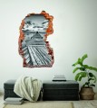 FOTOTAPETA 3D SAMOPRZYLEPNA naklejka ścienna CZARNO BIAŁY POMOST
