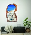 FOTOTAPETA 3D SAMOPRZYLEPNA naklejka ścienna MIASTO Z DALEKA