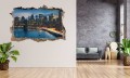 FOTOTAPETA 3D SAMOPRZYLEPNA naklejka ścienna MIASTO NOCĄ