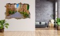 FOTOTAPETA 3D SAMOPRZYLEPNA naklejka ścienna ULICZKA W ZIELENI