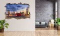 FOTOTAPETA 3D SAMOPRZYLEPNA naklejka ścienna AUTOBUS W LONDYNIE NOCĄ