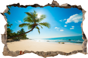 FOTOTAPETA 3D SAMOPRZYLEPNA naklejka ścienna PLAŻA W TROPIKACH