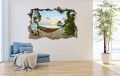 FOTOTAPETA 3D SAMOPRZYLEPNA naklejka ścienna HAMAK NA PLAŻY W TROPIKACH