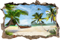 FOTOTAPETA 3D SAMOPRZYLEPNA naklejka ścienna PLAŻA TROPIKALNA