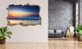 FOTOTAPETA 3D SAMOPRZYLEPNA naklejka ścienna BAJKOWY ZACHÓD SŁOŃCA NAD MORZEM