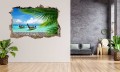 FOTOTAPETA 3D SAMOPRZYLEPNA naklejka ścienna ŁÓDKI NA MORZU