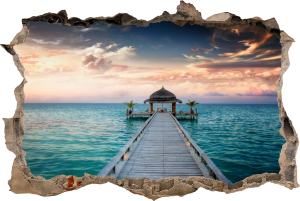 FOTOTAPETA 3D SAMOPRZYLEPNA naklejka ścienna POMOST BALI