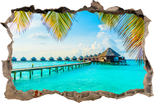 FOTOTAPETA 3D SAMOPRZYLEPNA naklejka ścienna BALI TROPIKI