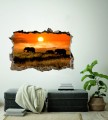 FOTOTAPETA 3D SAMOPRZYLEPNA naklejka ścienna SŁONIE