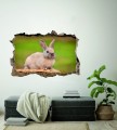FOTOTAPETA 3D SAMOPRZYLEPNA naklejka ścienna MAŁY KRÓLICZEK