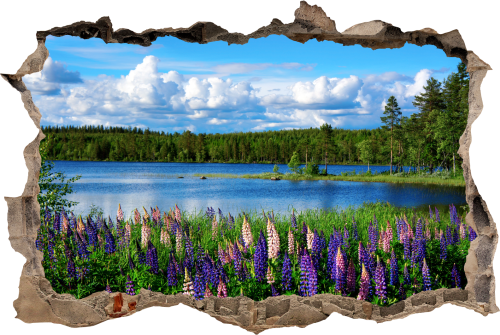 FOTOTAPETA 3D SAMOPRZYLEPNA naklejka ścienna NATURALNY PEJZAŻ KRAJOBRAZ