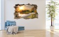 FOTOTAPETA 3D SAMOPRZYLEPNA naklejka ścienna ZACHÓD SŁOŃCA LAS