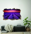 FOTOTAPETA 3D SAMOPRZYLEPNA naklejka ścienna PIĘKNE LAWENDOWE POLE