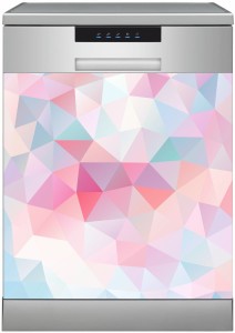 MATA MAGNETYCZNA NA ZMYWARKE Geometria Abstrakcja Trójkąty