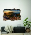 FOTOTAPETA 3D SAMOPRZYLEPNA naklejka ścienna ZACHÓD SŁOŃCA W GÓRACH