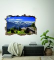 FOTOTAPETA 3D SAMOPRZYLEPNA naklejka ścienna DOMEK W TATRACH