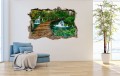 FOTOTAPETA 3D SAMOPRZYLEPNA naklejka ścienna PIĘKNY POMOST NAD WODĄ