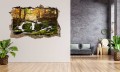 FOTOTAPETA 3D SAMOPRZYLEPNA naklejka ścienna WODOSPAD W LESIE JESIEŃ 