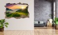 FOTOTAPETA 3D SAMOPRZYLEPNA naklejka ścienna POLANA ZACHÓD SŁOŃCA