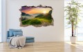 FOTOTAPETA 3D SAMOPRZYLEPNA naklejka ścienna POLANA ZACHÓD SŁOŃCA