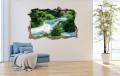 FOTOTAPETA 3D SAMOPRZYLEPNA naklejka ścienna NATURA WODOSPAD I LAS