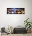 OBRAZ PANORAMICZNY dekoracyjny PANORAMA światła miasta