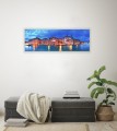 OBRAZ PANORAMICZNY dekoracyjny PANORAMA kanał Wenecja