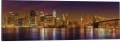 OBRAZ PANORAMICZNY dekoracyjny PANORAMA most New York