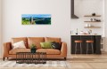 OBRAZ PANORAMICZNY dekoracyjny PANORAMA widok na most
