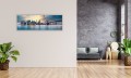 OBRAZ PANORAMICZNY dekoracyjny PANORAMA miasto New York most