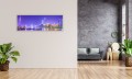 OBRAZ PANORAMICZNY dekoracyjny PANORAMA oświetlone miasto
