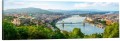 OBRAZ PANORAMICZNY dekoracyjny PANORAMA miasto Budapeszt